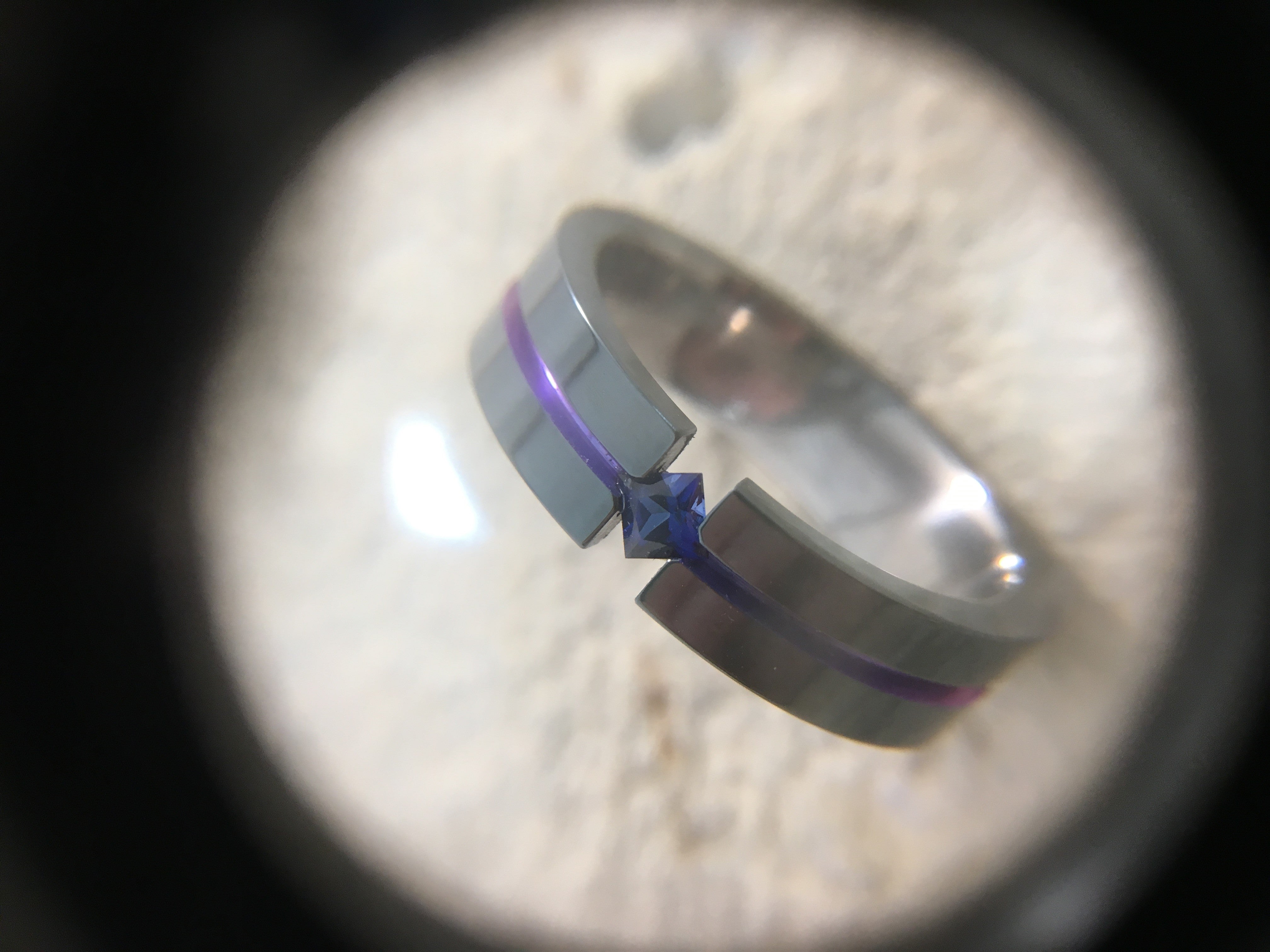 Sapphire Titanium Rings: The September Birthstone