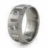 Galactic titanium ring with gemstones and diamonds mens or ladies 