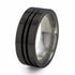 Hypoallergenic titanium ring 