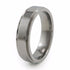 Unisex titanium ring. Unisex titanium wedding band.  Mens classic titanium ring with comfort fit.
