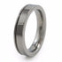 Ladies Titanium band with grove for anodizing