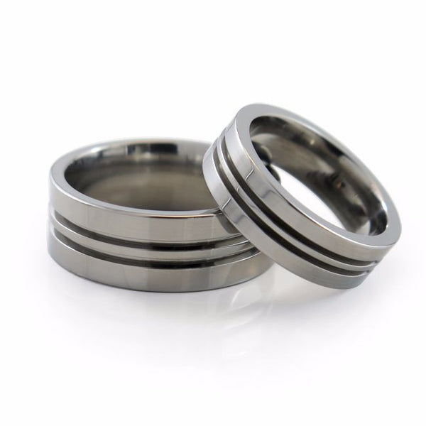 mens and ladies Hypoallergenic titanium ring