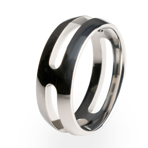 Breeze Dome Titanium Ring