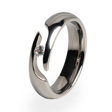 Eclipse Journey Cut Titanium Ring-journey cut-Titanium Rings