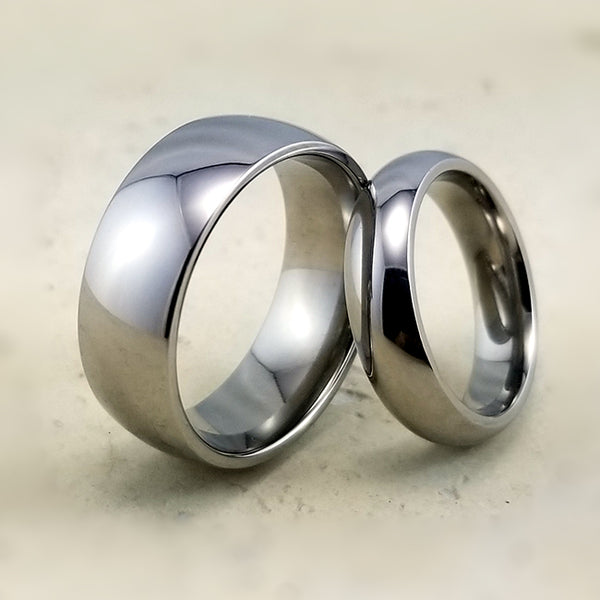 Elcipse classic titanium wedding band