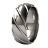 Classic Titanium Ring. Twister Style. Crisp lines, mens fashion ring or wedding band. Comfort Fit.