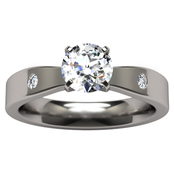 Custom Asteria-none-Titanium Rings