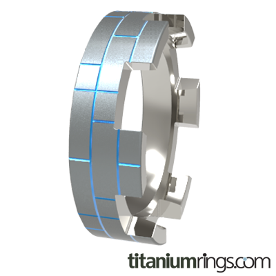 Bastion Colored-none-Titanium Rings