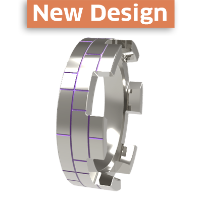 Bastion Colored-none-Titanium Rings