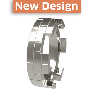 Bastion-none-Titanium Rings