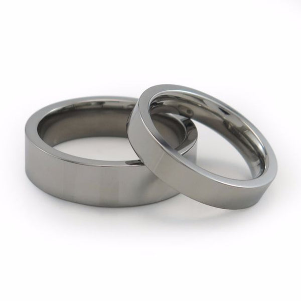 Small height titanium ring or wedding band 1.4mm height 