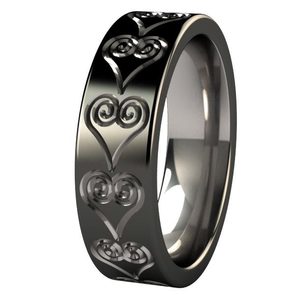 Emotions Titanium Ring