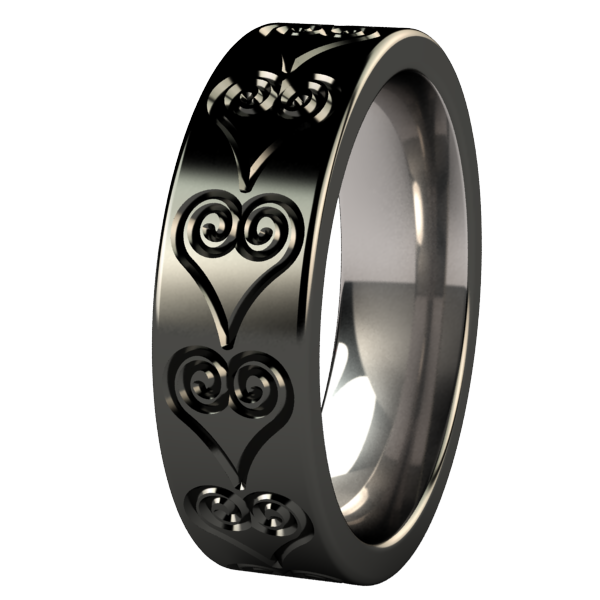 Emotions Titanium Ring