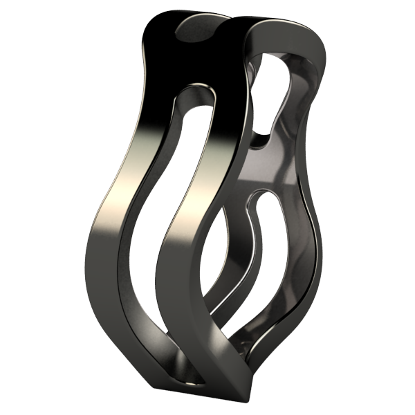 Laguna Black-none-Titanium Rings