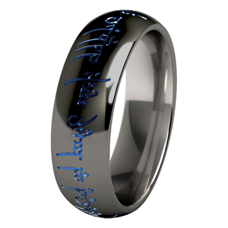 The One - Black & Colored-none-Titanium Rings