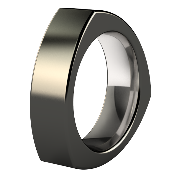 Prism Black-none-Titanium Rings