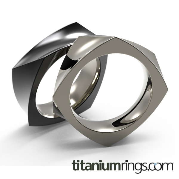 Quaddra-none-Titanium Rings