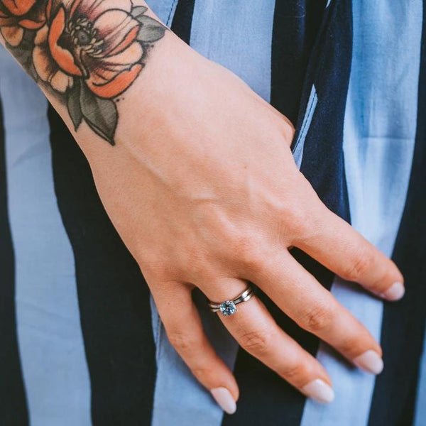 Electra with Aquamarine