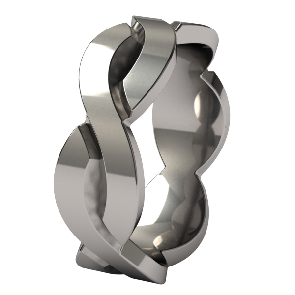 Torsade-none-Titanium Rings