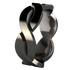 Torsade - Black-none-Titanium Rings