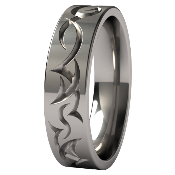 Tribe-none-Titanium Rings