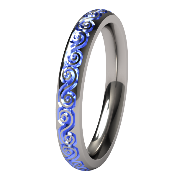 Victoria Companion - Colored-none-Titanium Rings