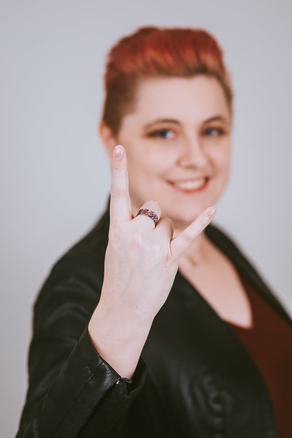 Heather | Stealth Titanium Ring