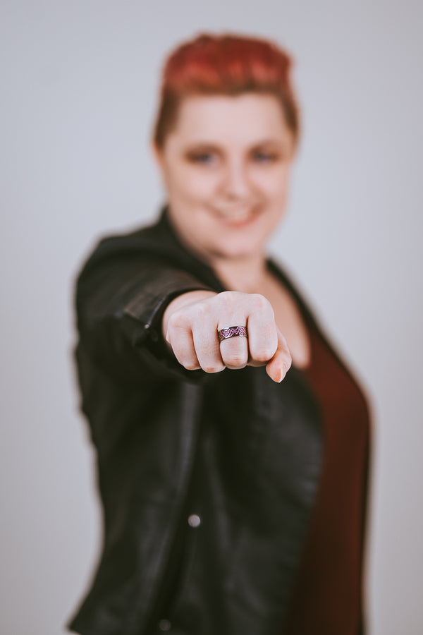 Heather | Stealth Titanium Ring