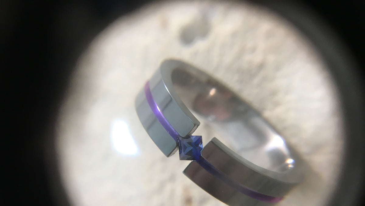 Sapphire Titanium Rings: The September Birthstone