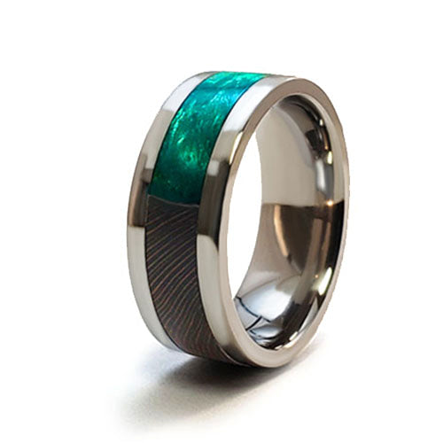 Meet Our Newest Collection: Wood Inlay Titanium Rings