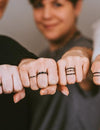 Stackable Rings: Stacks of space for you to shine through
