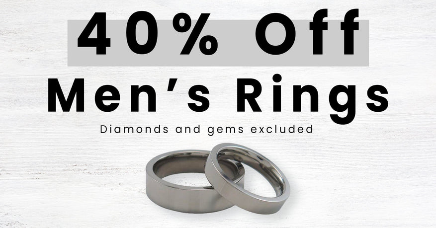 Men's Titanium Rings Sale