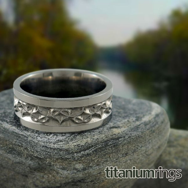 Titanium Ring, Mens ring, Alynore Ring, Wedding Ring