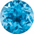 Topaz | Swiss Blue | Round-Option-Titanium Rings
