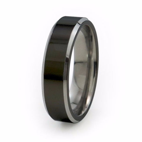 Apex | Two-Tone Titanium Ring
