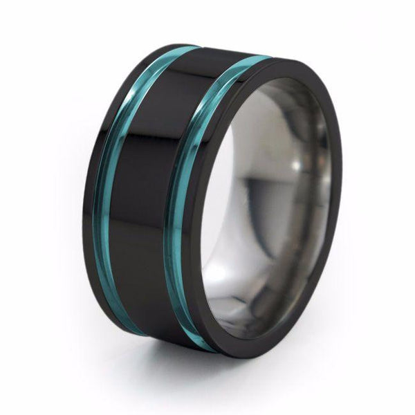 Abyss | Black Titanium Ring