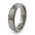 Unisex titanium ring. Unisex titanium wedding band.  Mens classic titanium ring with comfort fit. 
