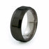 Mens black diamond coated titanium ring.  A perfect wedding ring or everyday carry