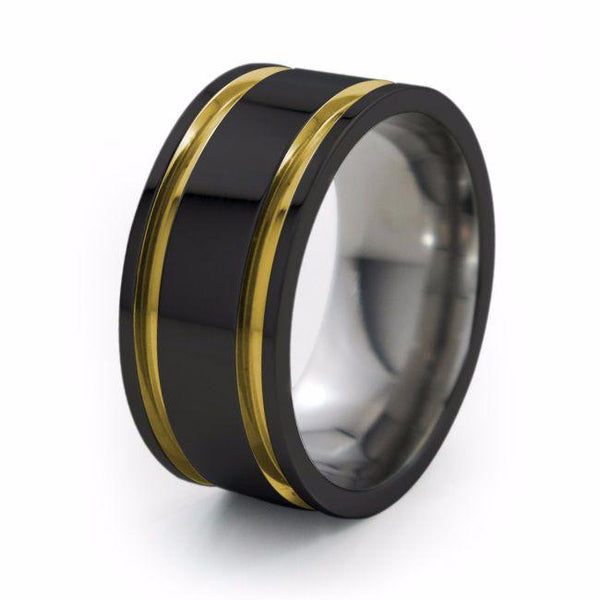 Abyss | Black Titanium Ring