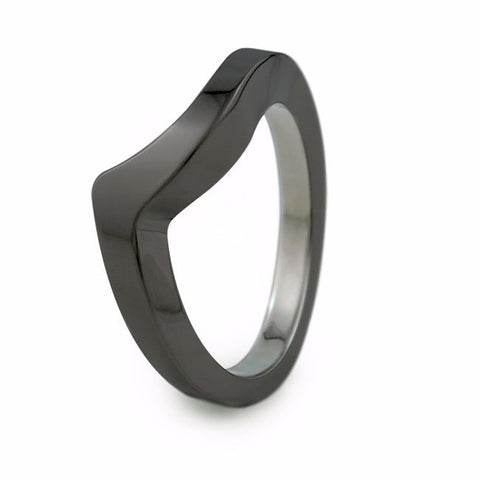 Stella | Companion Black Titanium Ring