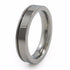 Ladies Titanium band with grove for anodizing 