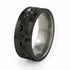 Titanium Ring, Mens ring, Amore Ring, Wedding Ring, Black Ring, Black Titanium Ring