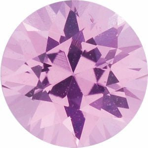 Sapphire | Pink | Round-Option-Titanium Rings