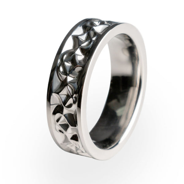 women's traditional titanium ring. Wedding ring. Engagement ring.