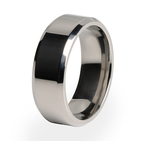 Apex Titanium ring. With comfort fit and free lifetime warranty. A perfect mens ring or women' s ring.