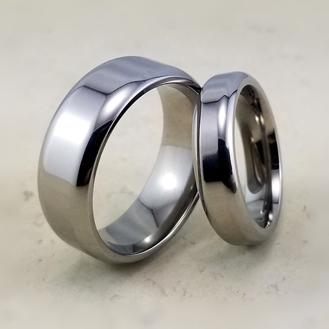 Titanium Rondeau Contour - Classic Titanium Wedding Band | Titanium Rings