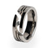 Equinox Journey Cut Titanium Ring-journey cut-Titanium Rings