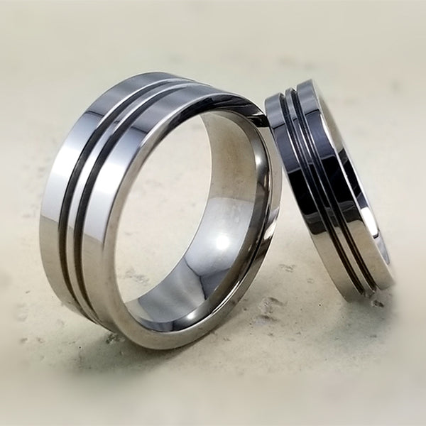 Classic Equinox titanium ring