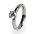 Helena classic Titanium ring with diamond for women