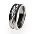 Hypnos Titanium ring. A stylish wedding ring made from aircraft grade titanium